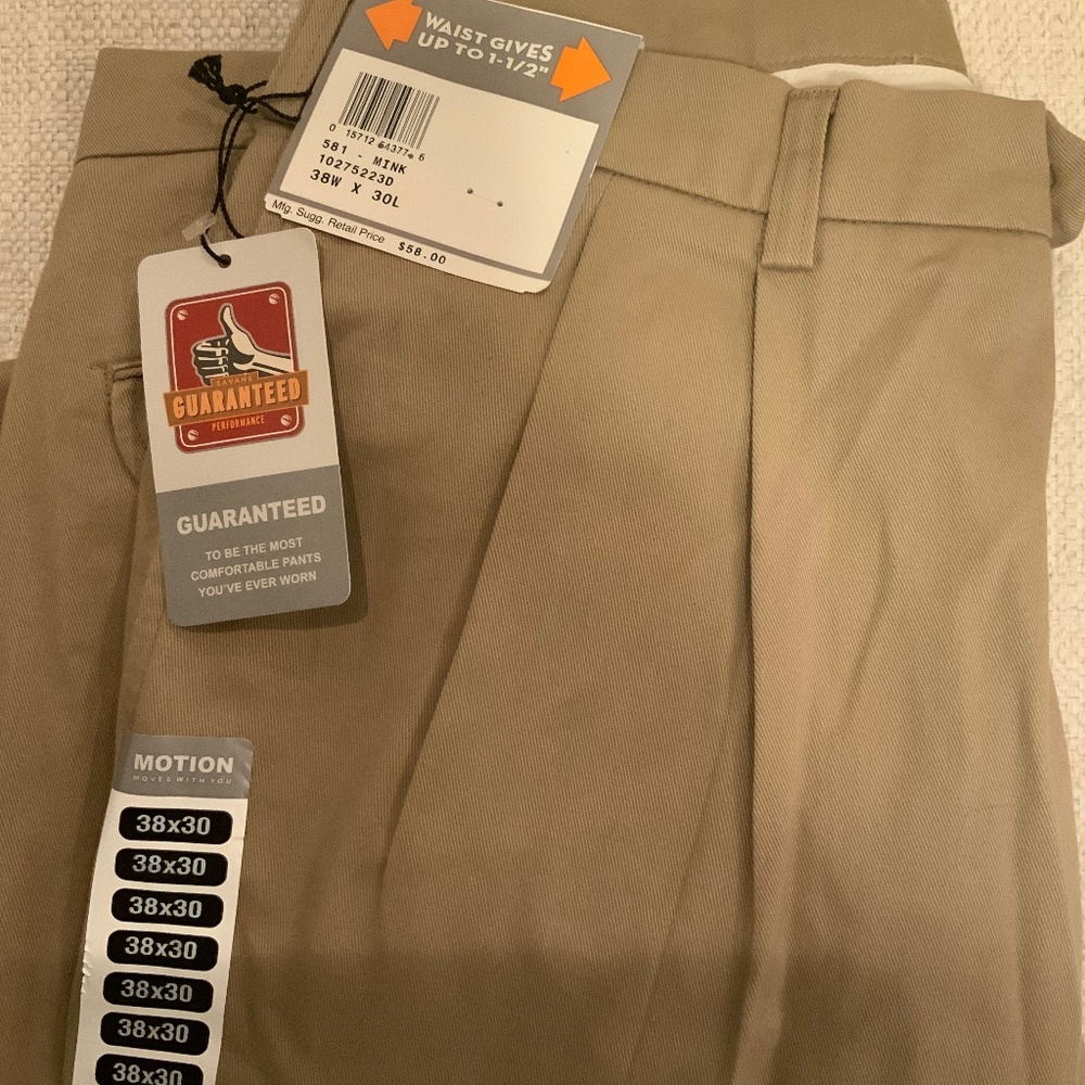 NWT MENS KHAKIS PANTS